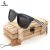 BOBO Bird Wooden Bamboo Polarized Sunglasses for Men and Women. Comes in Attractive Wooden Case.