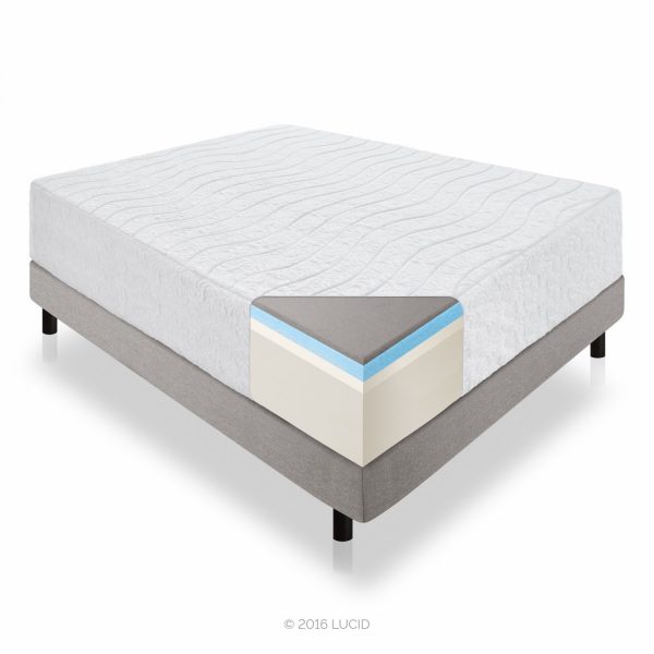 LUCID 16-Inch Plush memory foam and latex bamboo mattress review