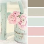 Shabby chic bedroom colors