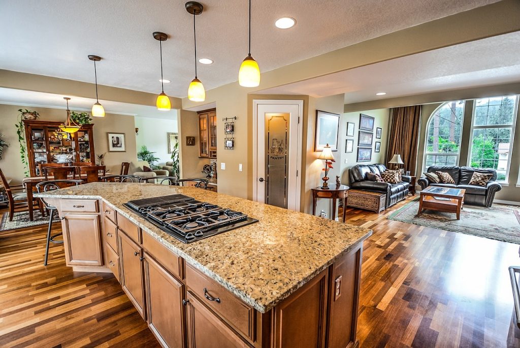 modern bamboo kitchen