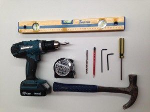 Tools for shelves Installation