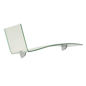 bent glass shelf