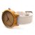BOBO Bird Quartz Bamboo Fashionable Casual Watches for Men and Women with Silicone Strap.